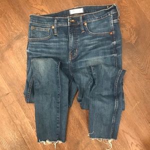 Madewell 9’’ high rise Skinny Jeans